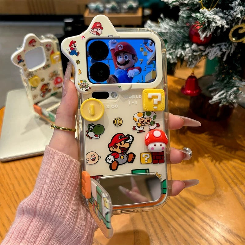Cute Cartoon Super Mario game iPhone Case