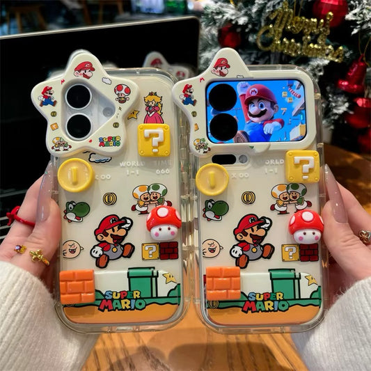 Cute Cartoon Mario game iPhone Case