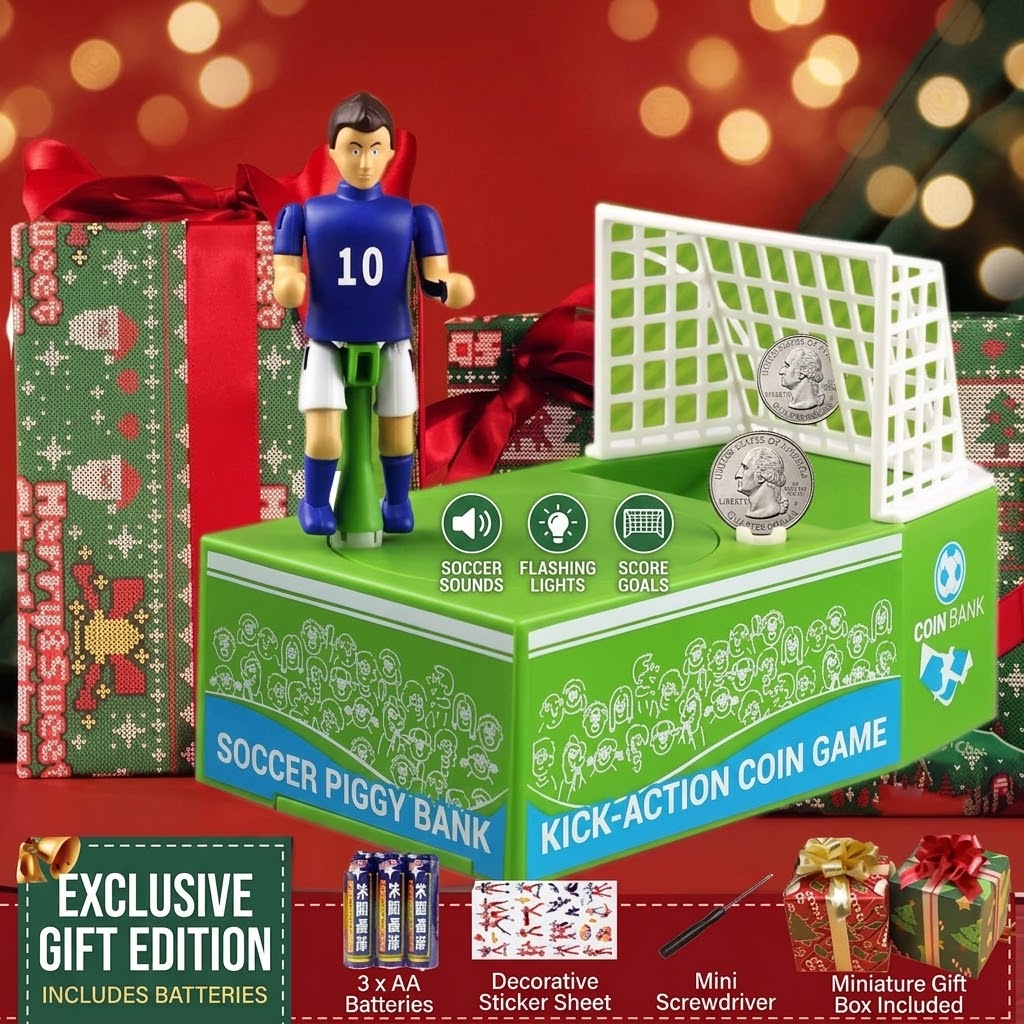 Coin football bank