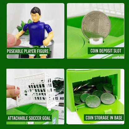 Coin football bank
