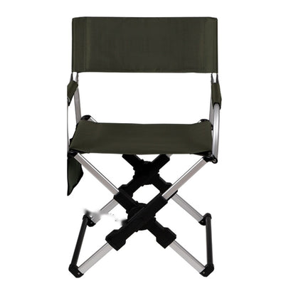 Cutier Premium Portable Folding Chair – Flat-Fold Aluminum Director Chair with Carry Bag