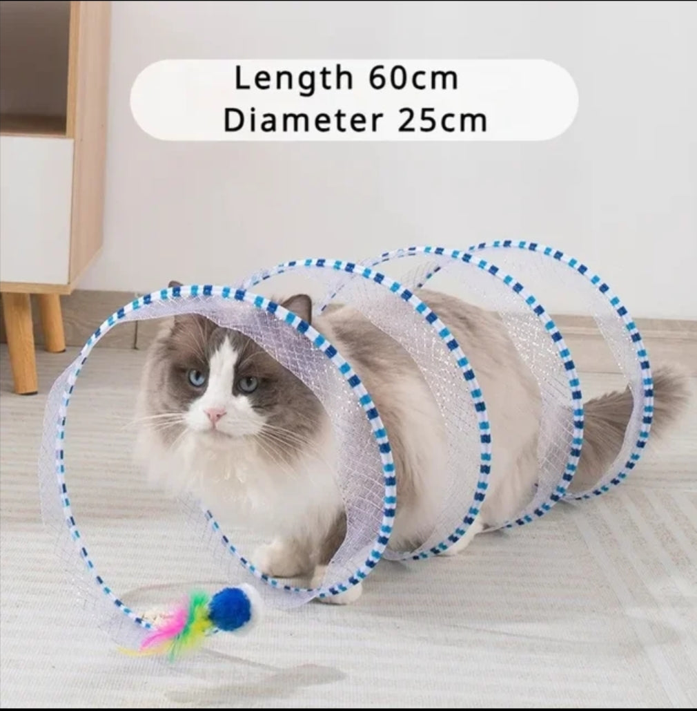 Cat tunnel teaser toy