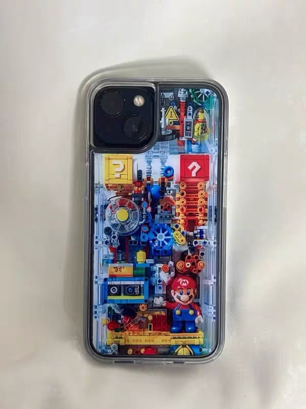 Mechanical Super Mario liquid Phone Case