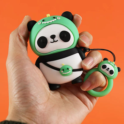 Dino Panda car keychain