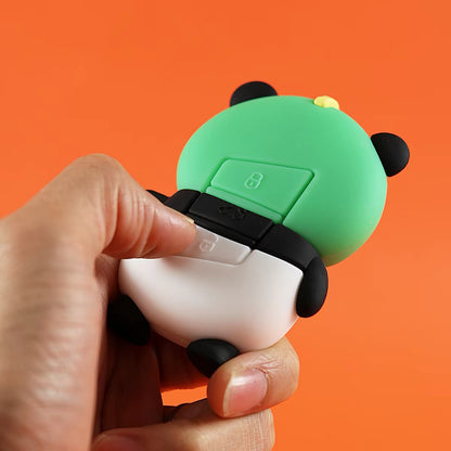 Dino Panda car keychain