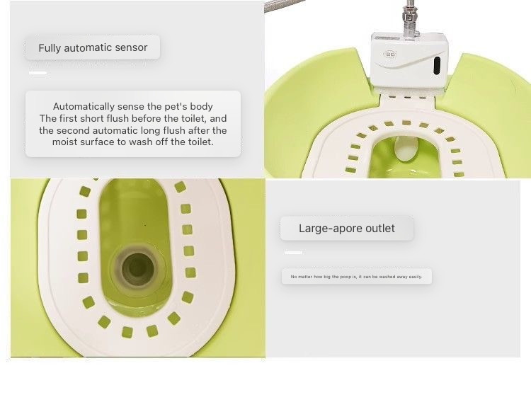 Luxury Automatic Flushing Cat Toilet