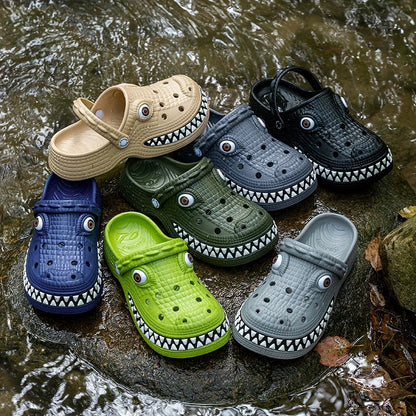 Cute Crocodile Clogs Slippers – Fun Novelty House Shoes for Kids & Adults