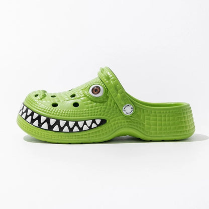 Cute Crocodile Clogs Slippers – Fun Novelty House Shoes for Kids & Adults