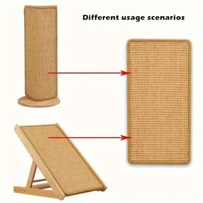 Corner Sisal Cat Scratching Board – Stretch, Play & Protect Furniture