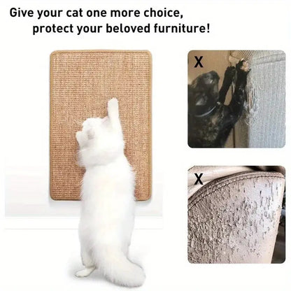 Corner Sisal Cat Scratching Board – Stretch, Play & Protect Furniture