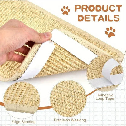 Corner Sisal Cat Scratching Board – Stretch, Play & Protect Furniture