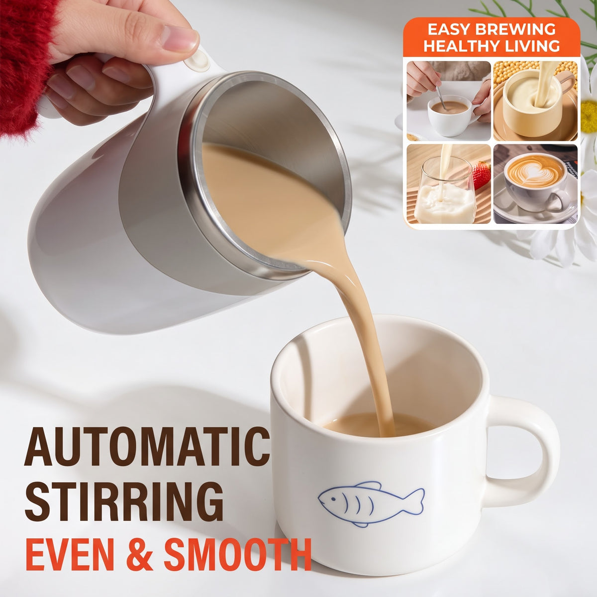Smart coffee Self Stirring cup
