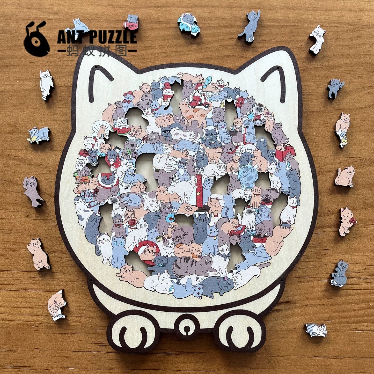 High-Difficulty Cat Puzzle 135pcs