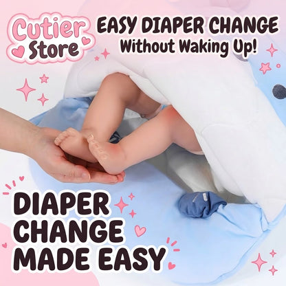 3-in-1 Constant Temperature Baby Sleeping Bag & Swaddle | Anti-Startle Sleep Sack