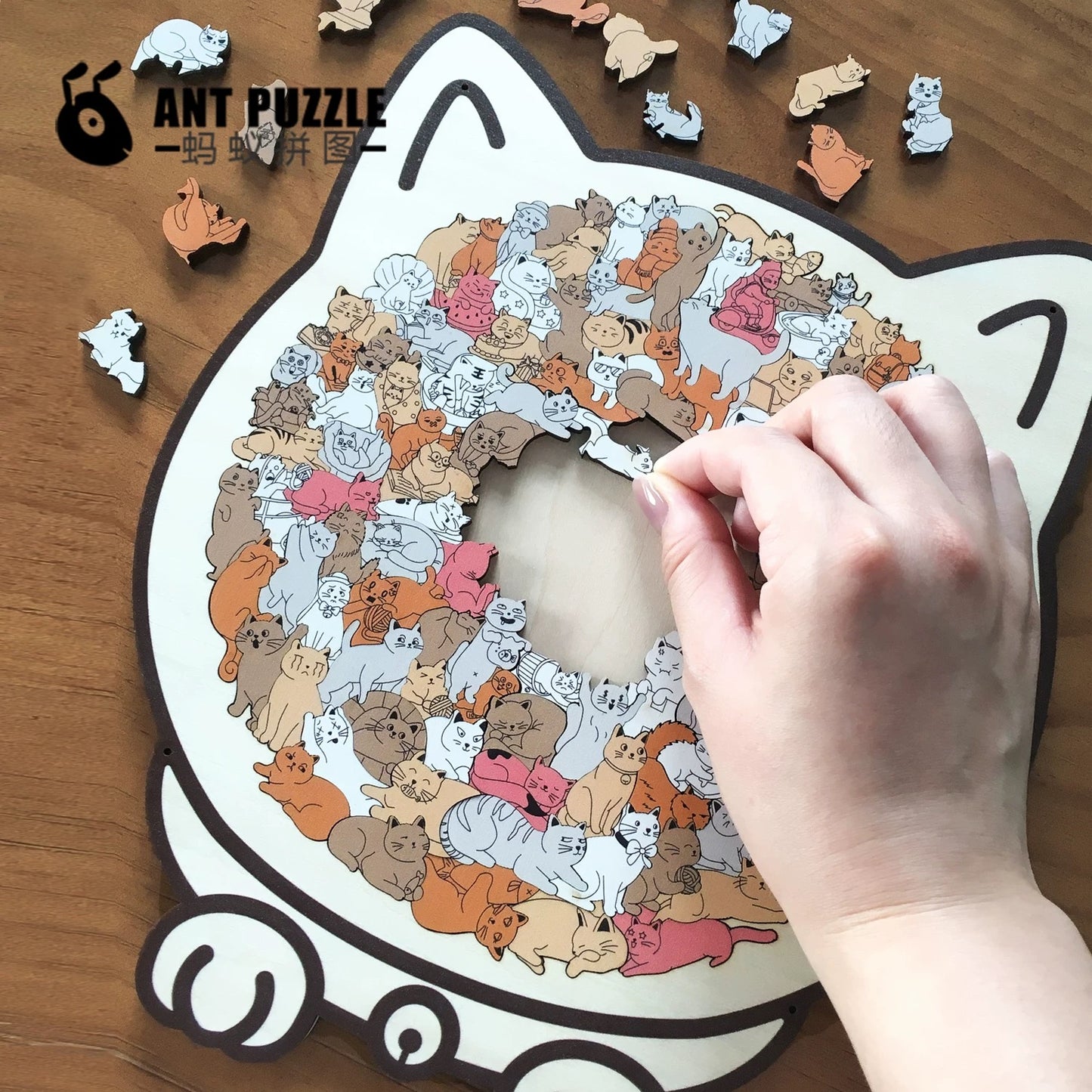 High-Difficulty Cat Puzzle 135pcs