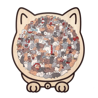 High-Difficulty Cat Puzzle 135pcs