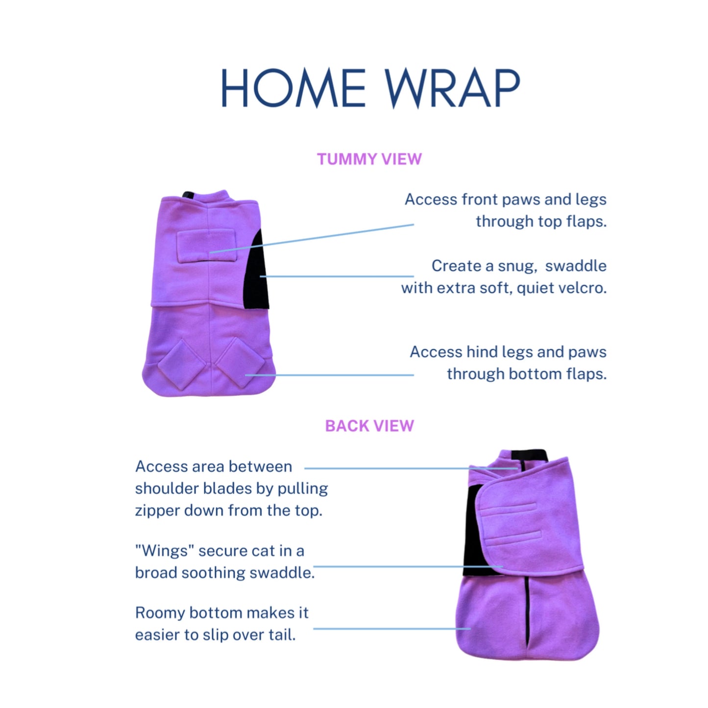 Cozy Swaddle Pet Blanket Wrap Dress