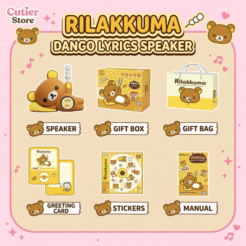 Bear Cute Dango HQ lyrics Speaker