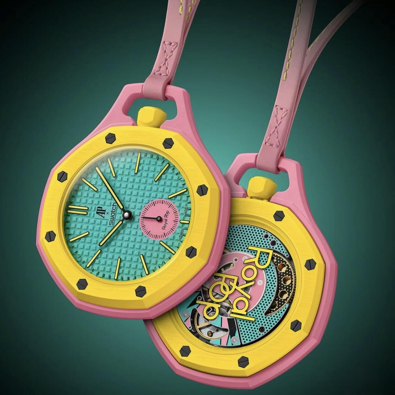 Royal Pop Colorful Fashion Pocket Watch