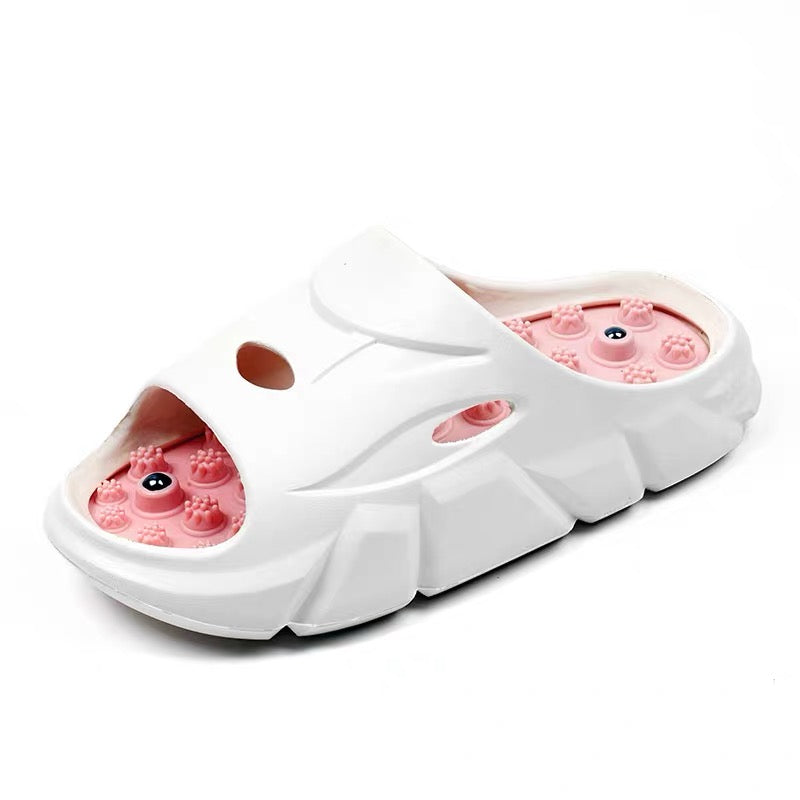 Acupressure plate foot massage slippers