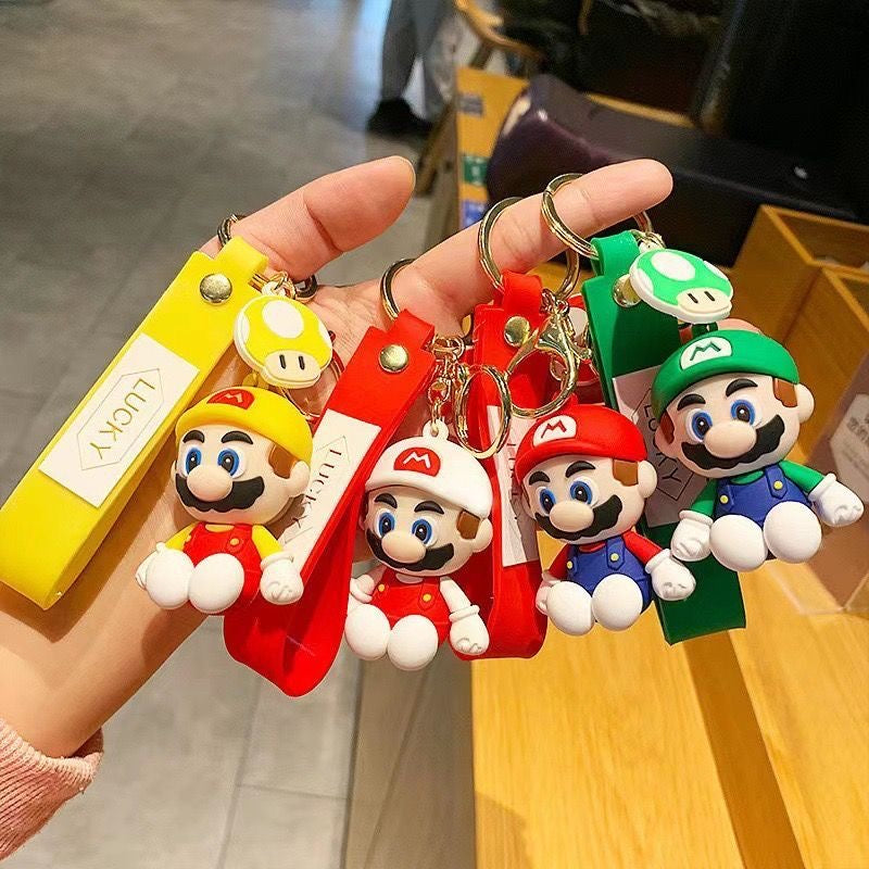 Super Mario Cartoon Rings set 4Pcs