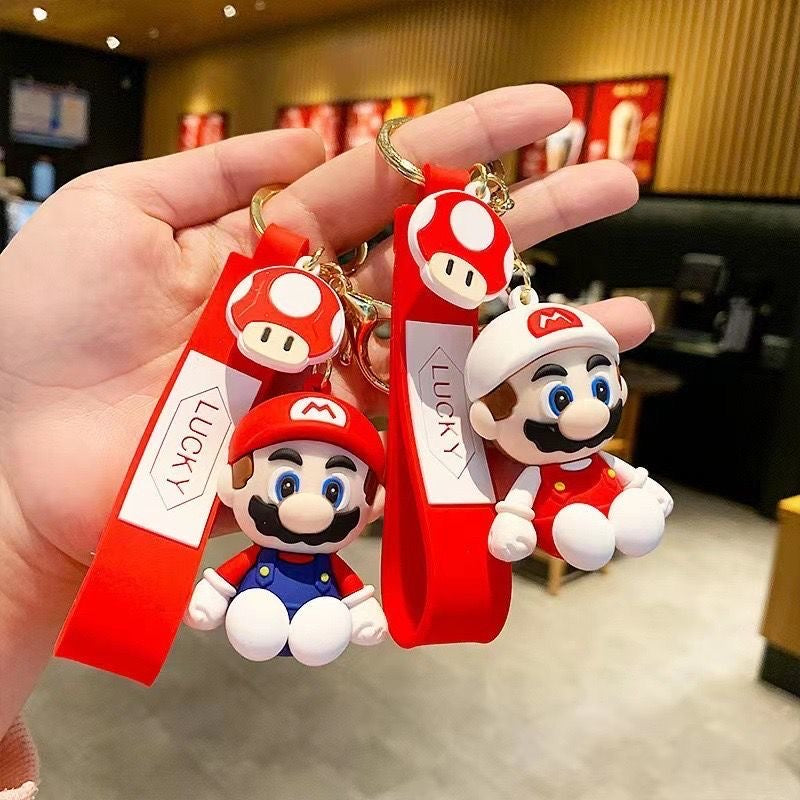 Super Mario Cartoon Rings set 4Pcs