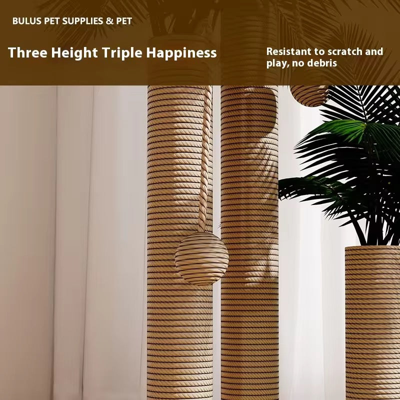 Forest style cat tree scratching climber