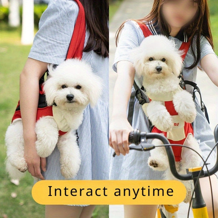 Ergonomic Four-Legged Outdoor Pet Carrier Backpack