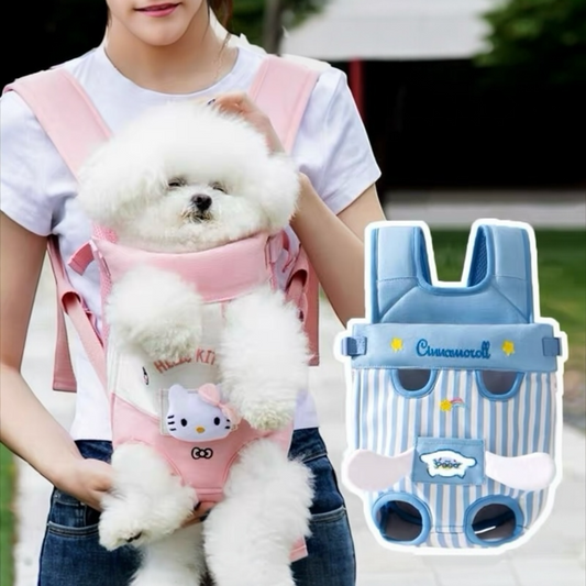 Cute Cartoon Front-Facing Pet Carrier Backpack