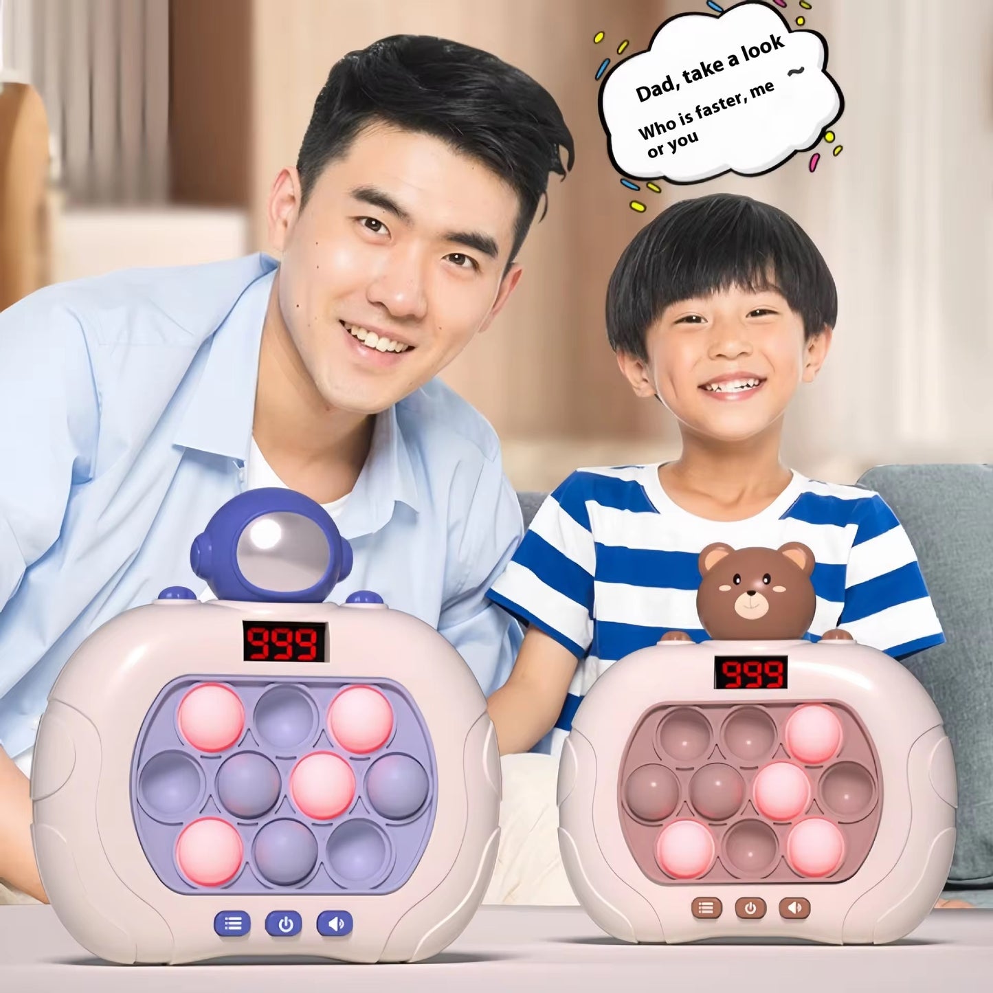 Kuromi Quick Pushpop Stress free game console