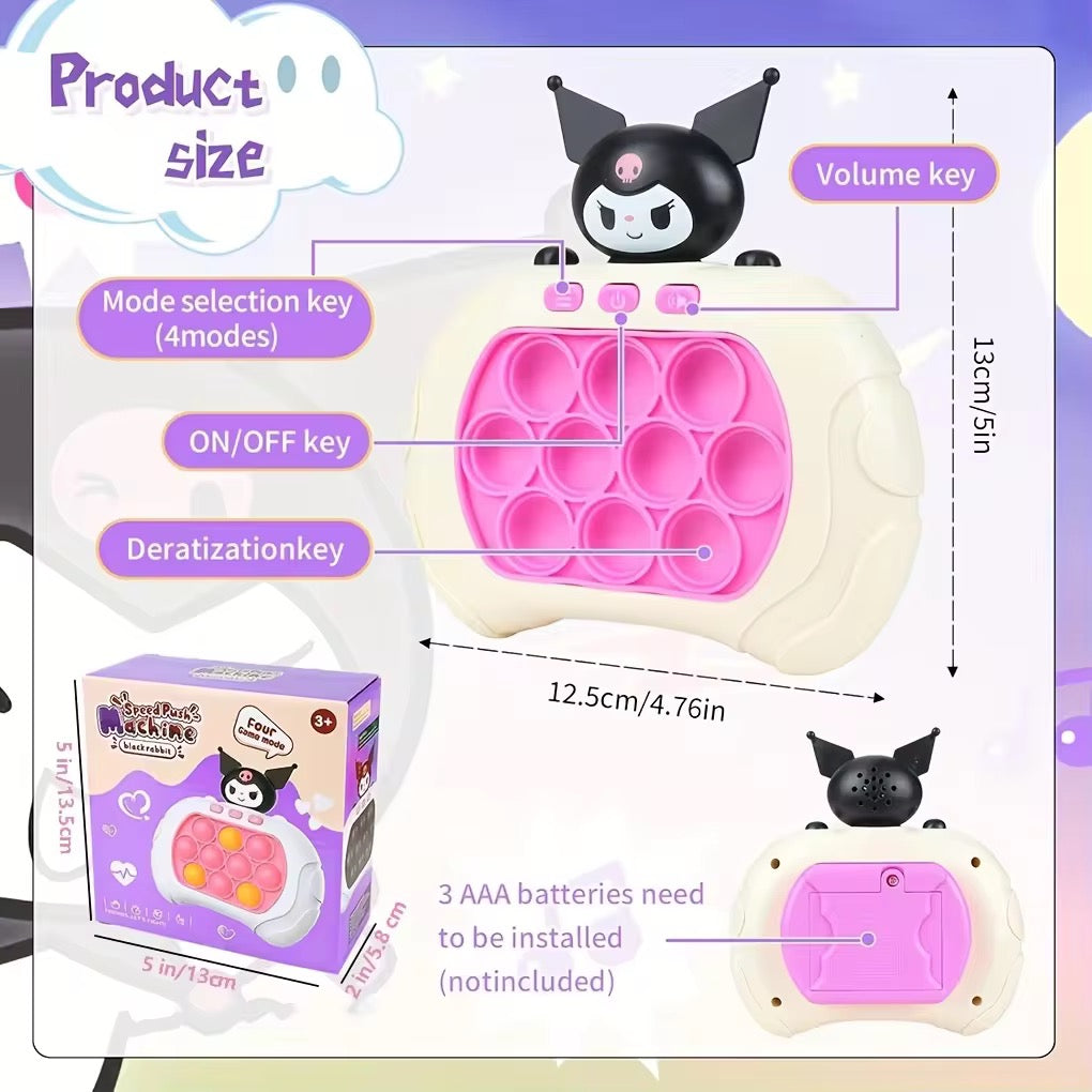 Kuromi Quick Pushpop Stress free game console