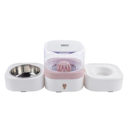Automatic Gravity Pet Water Dispenser - Electricity-Free Cat & Dog Water Bowl, Splash-Proof Anti-Wet Mouth Design, Anti-Slip Base
