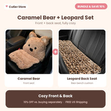 SET: Caramel Bear + Leopard Back Seat (Save 10%)