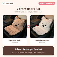SET: 2 Front Bears – Caramel + White (Save 10%)