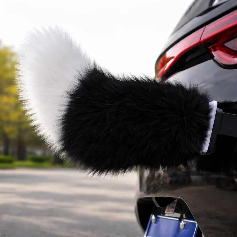 Voice-Controlled Fox Tail Car Decoration