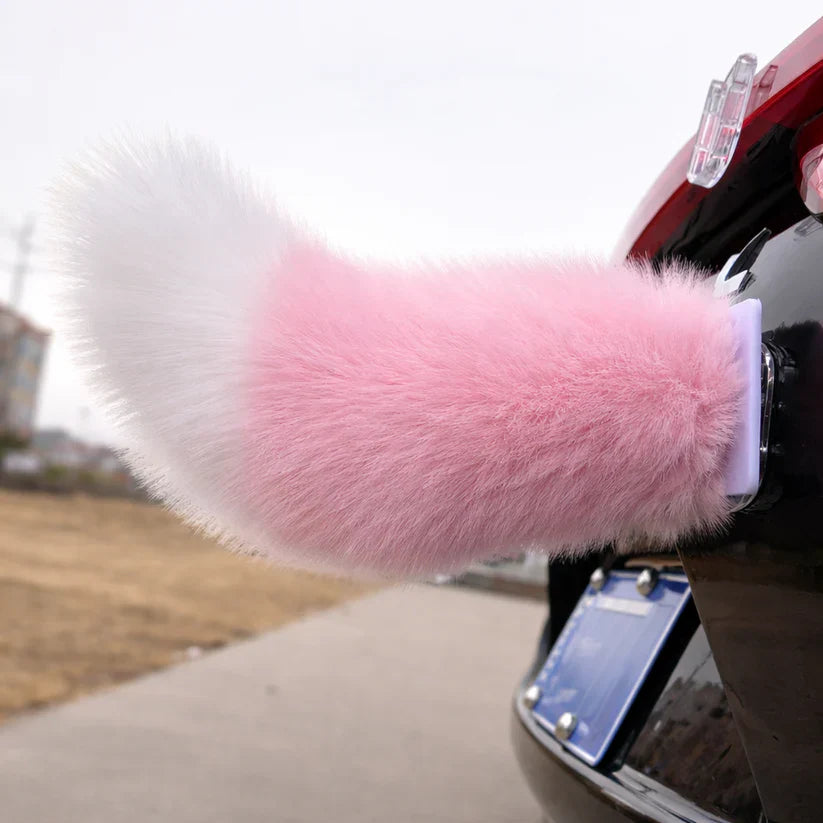 Voice-Controlled Fox Tail Car Decoration