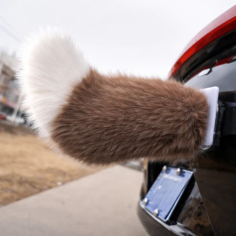 Voice-Controlled Fox Tail Car Decoration