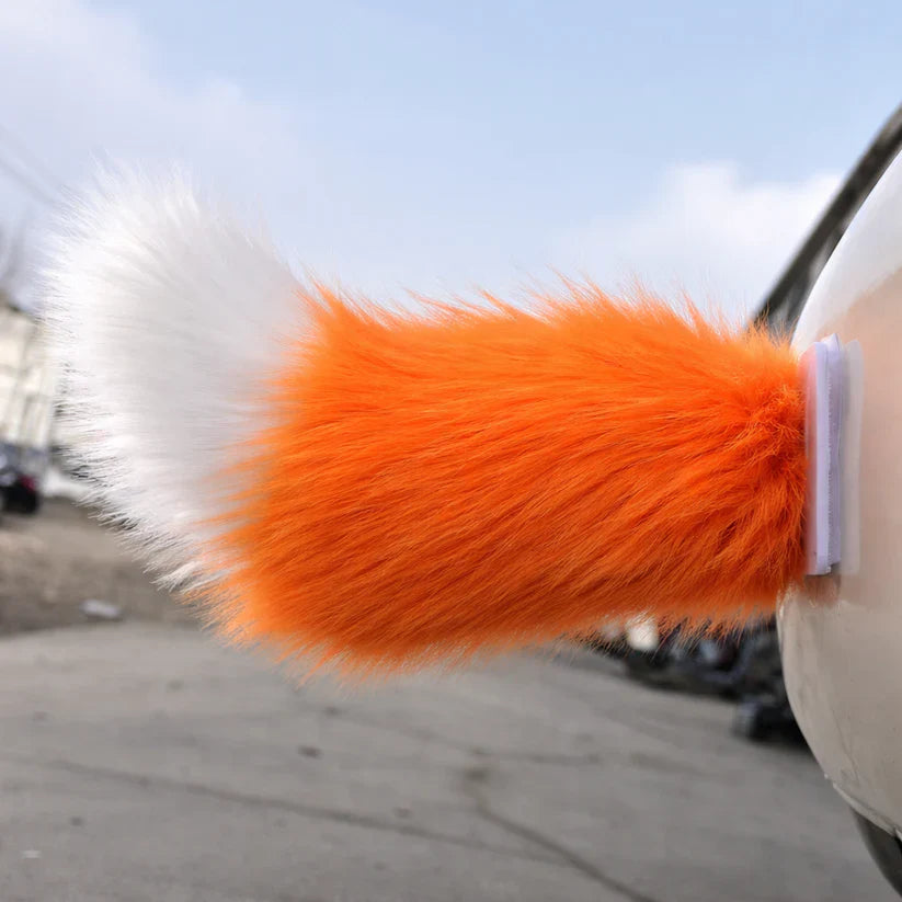 Voice-Controlled Fox Tail Car Decoration