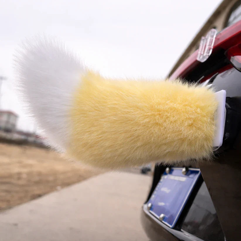Voice-Controlled Fox Tail Car Decoration