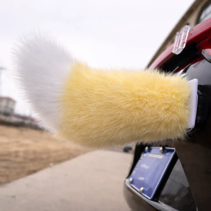 Voice-Controlled Fox Tail Car Decoration