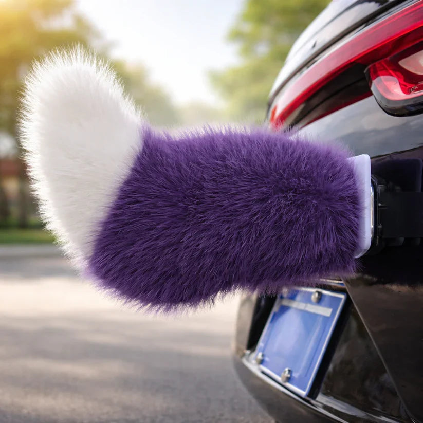 Voice-Controlled Fox Tail Car Decoration