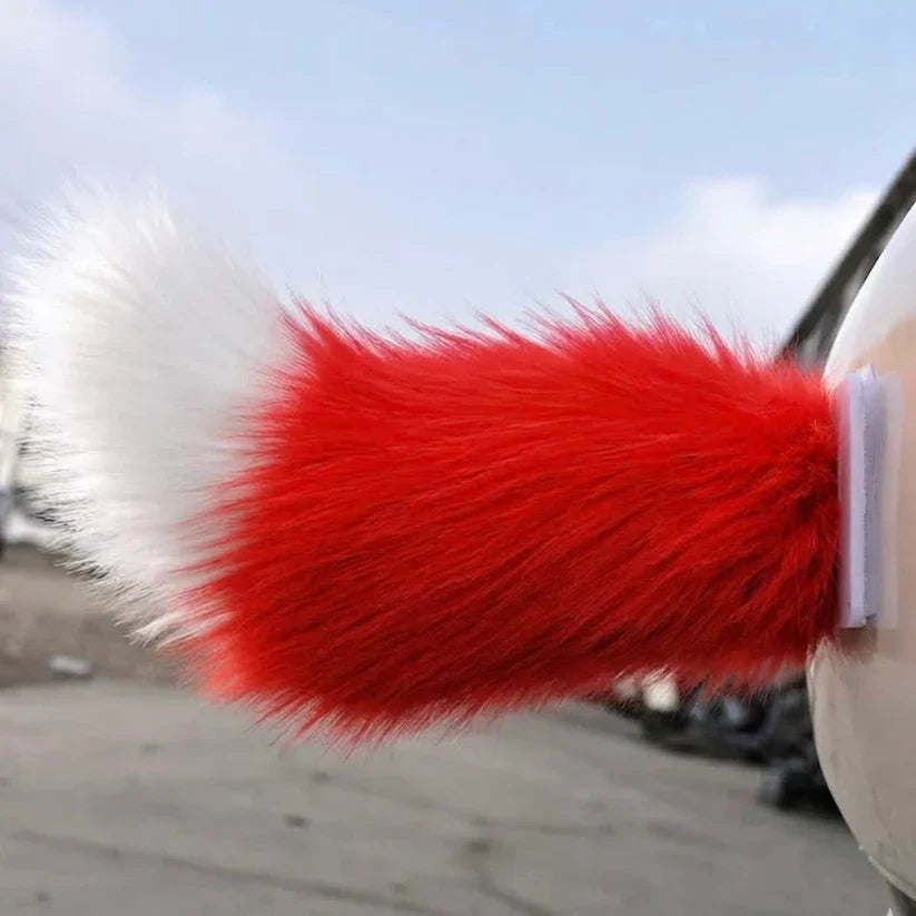 Voice-Controlled Fox Tail Car Decoration