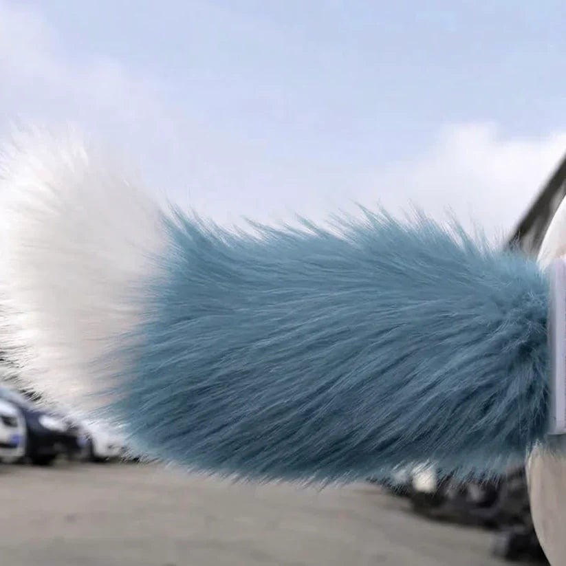 Voice-Controlled Fox Tail Car Decoration