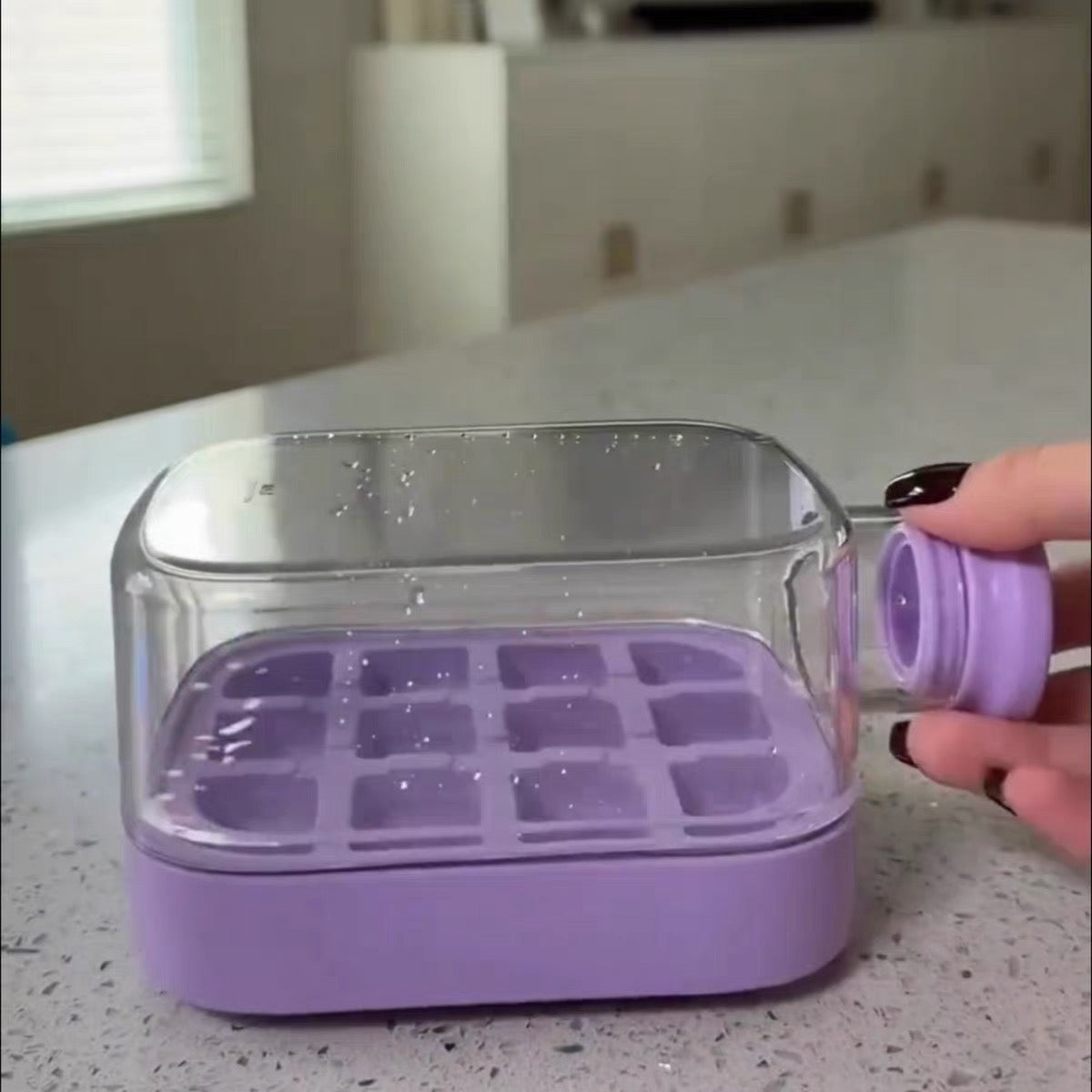 Icecube maker 2 in water bottle