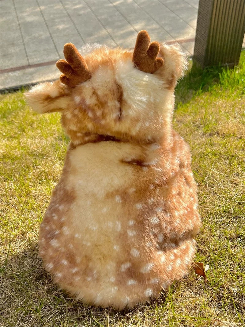 cozy reindeer cape winter Christmas pet outfit