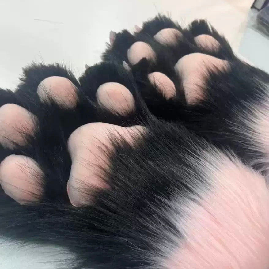 Cute Plush Paw Glove