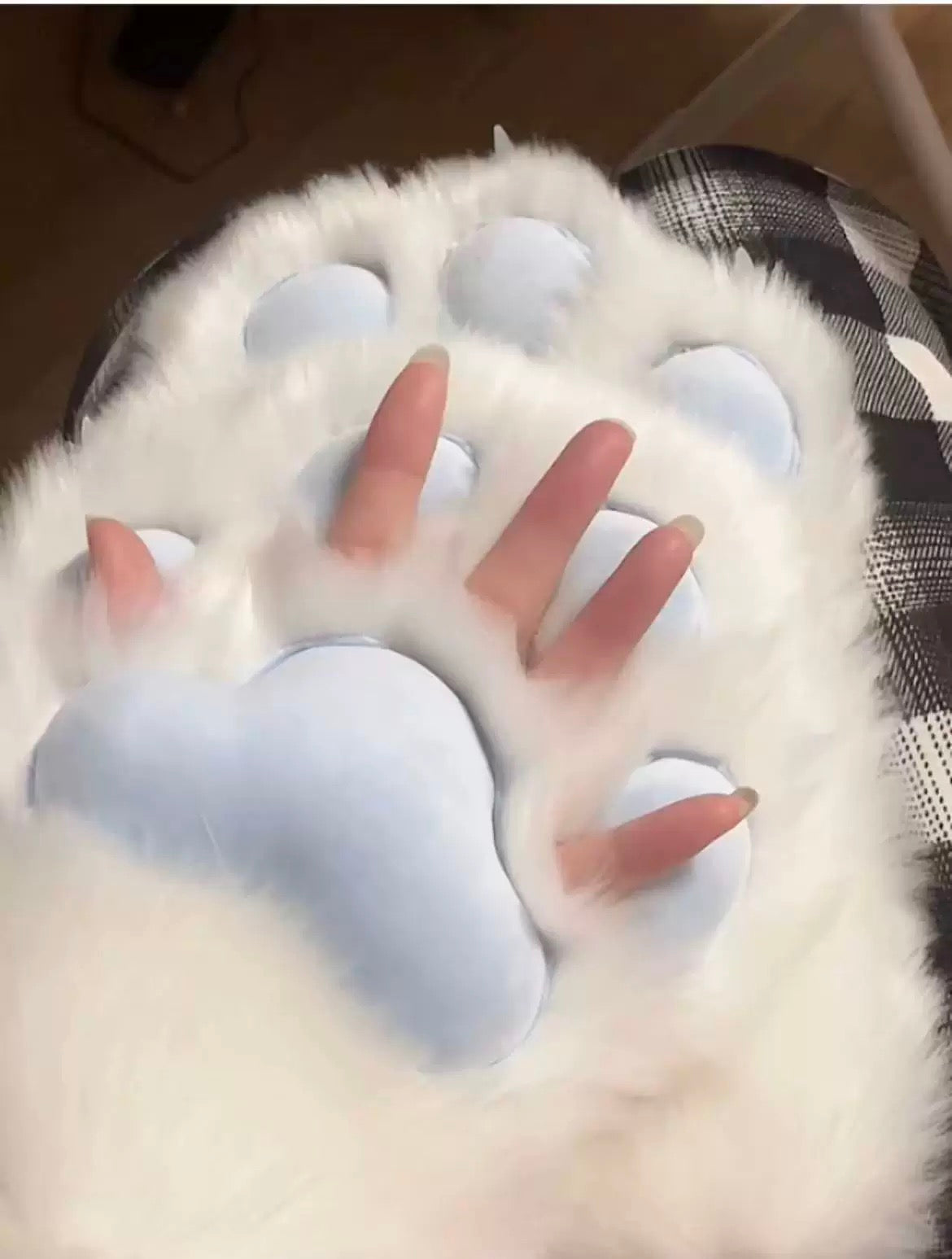 Cute Plush Paw Glove