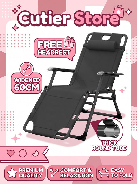 Folding Zero Gravity Recliner Chair – Sit, Recline & Lie Flat Lounge Chair with Headrest