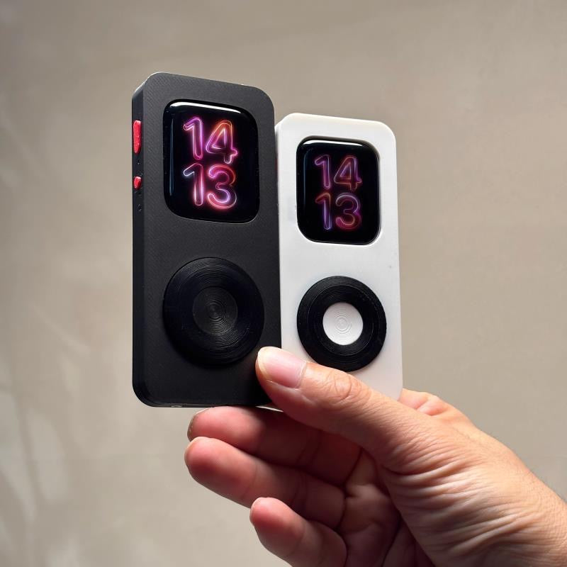 Retro MP3 Player Style Smartwatch Case | 3D Printed Pocket Converter Cover