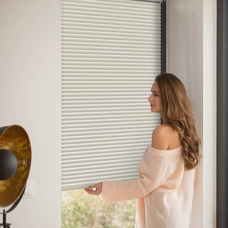Cordless Honeycomb Window Blinds | Push-Pull Thermal Cellular Shades Window curtain